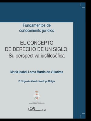 cover image of El concepto de derecho de un siglo. Su perspectiva iusfilosófica